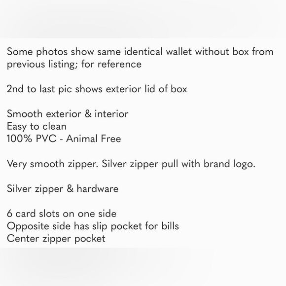 Marc Tetro Wallet Zip Around Vegan Purple Bichon Frisse Dog - Picture 7 of 10